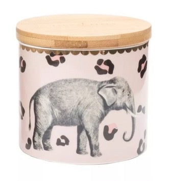 Pot hermétique éléphant en porcelaine, taille S, Yvonne Ellen