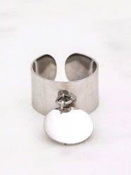 Bague Agathe argentée