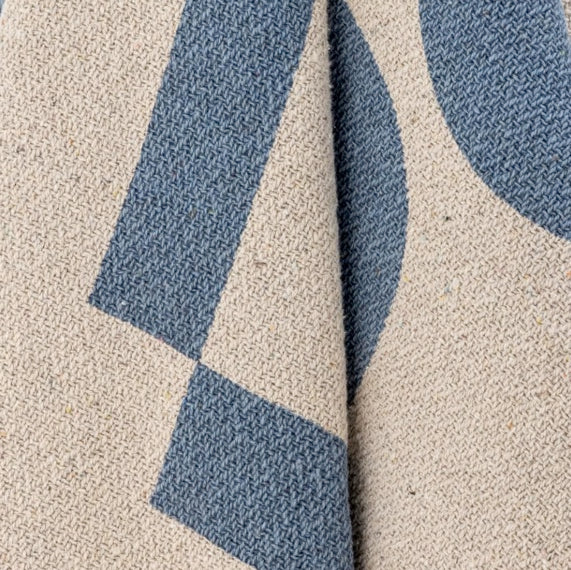 Plaid Agno, coton recyclé, Bloomingville
