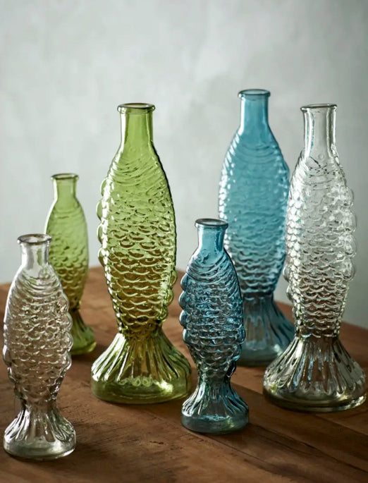 Carafe poisson petit modèle Madame Stoltz, Fish glass vase
