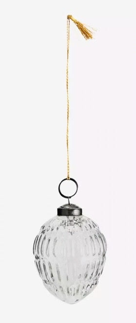 Boule de Noël en verre madame Stoltz