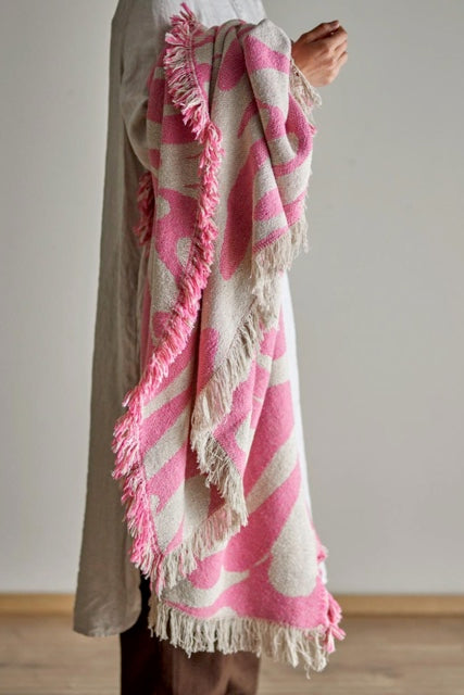 Alik plaid en coton recyclé, Bloomingville