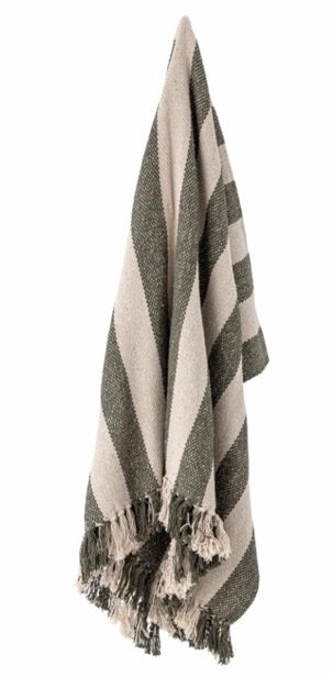 Jordina plaid en coton recyclé, Bloomingville