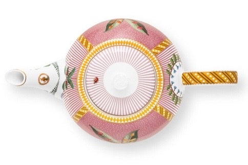 Théière La Majorelle Rose 1,6ltr, porcelaine, Pip Studio