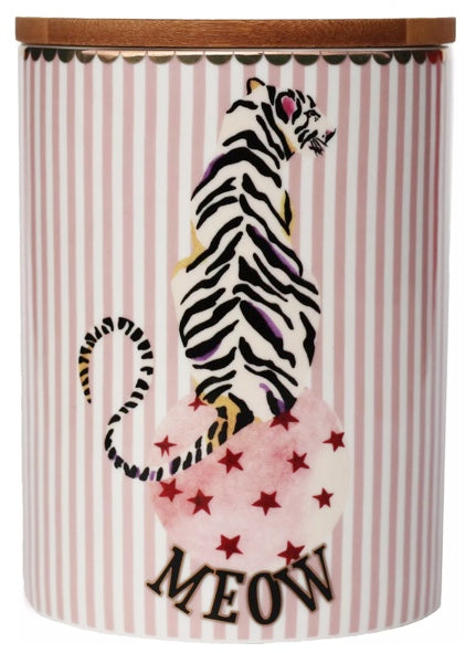 Pot hermétique en porcelaine, Medium Tigre, Yvonne Ellen