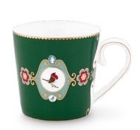 Mug Love Birds vert, porcelaine fine, Pip Studio