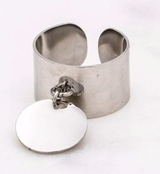 Bague Agathe argentée