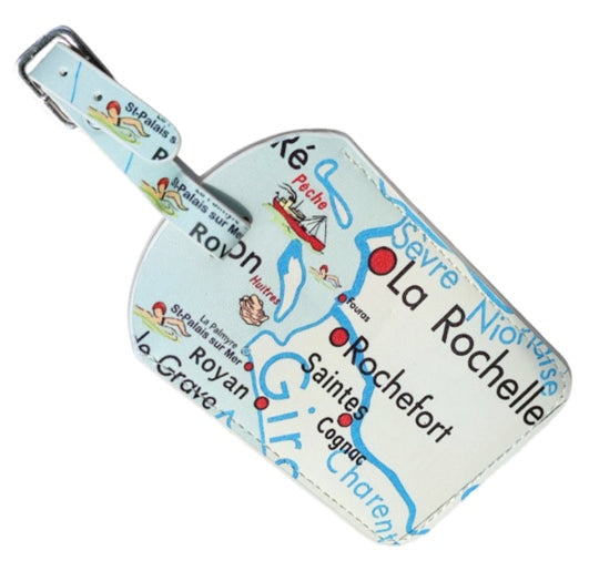 Etiquette de voyage Oléron, Ile de Ré, La Rochelle, zaralobo