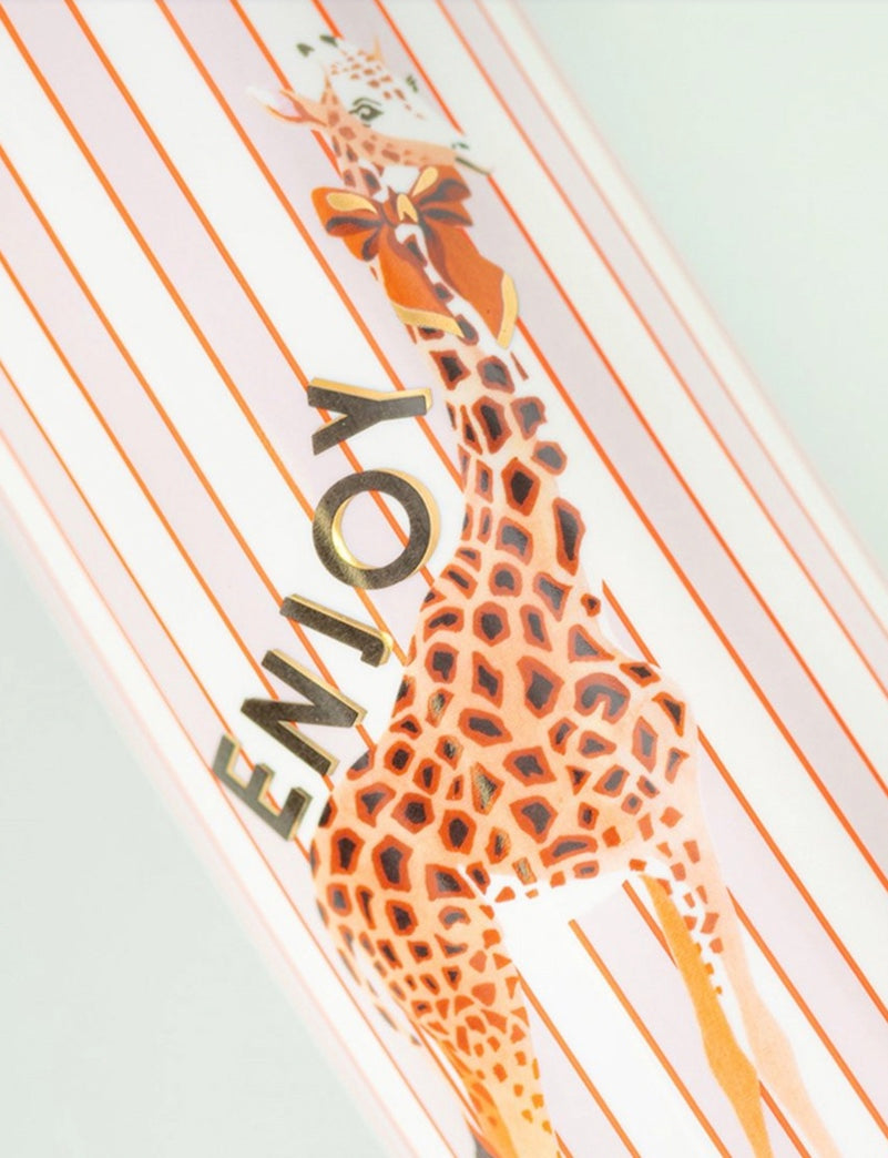 Pot hermétique girafe en porcelaine, taille L, Yvonne Ellen
