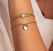 Bracelet coeur Alda