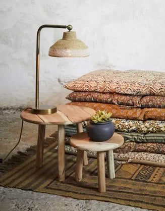 Tabouret en bois recyclé Madame Stolzt