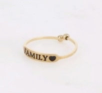 Bague acier inoxydable Family
