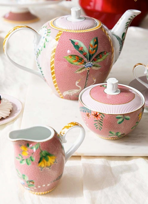 Théière La Majorelle Rose 1,6ltr, porcelaine, Pip Studio