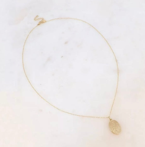 Collier madone doré Bohm Paris