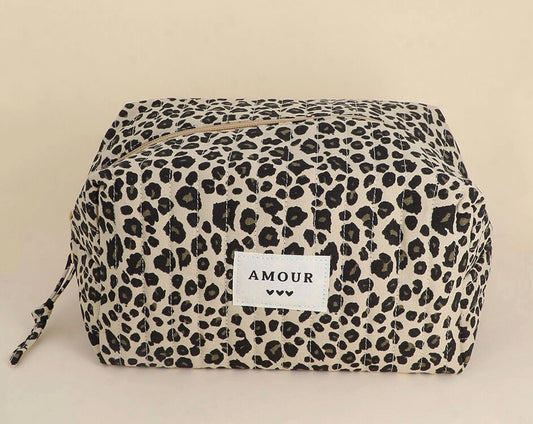 Grande trousse mutli usages léopard