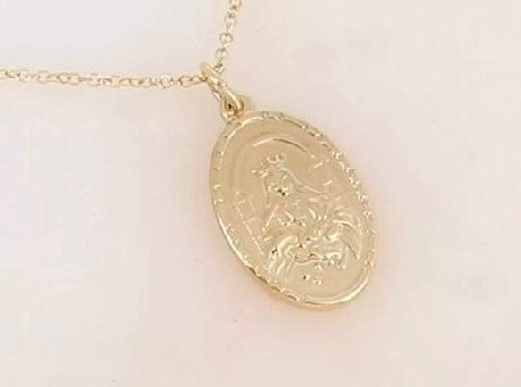 Collier madone doré Bohm Paris
