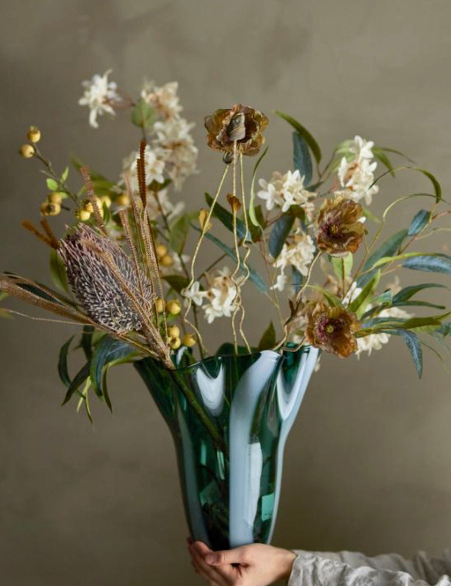 Tige de Myrtle, blanc, Bloomingville, fleur artificielle, h 100 cm
