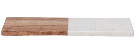 Planche à découper en marbre et bois, Gya, Bloomingville