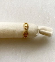 Bague dorée oeil Yseult