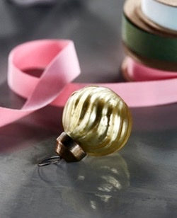 Boule de Noël Stripe dorée House Doctor