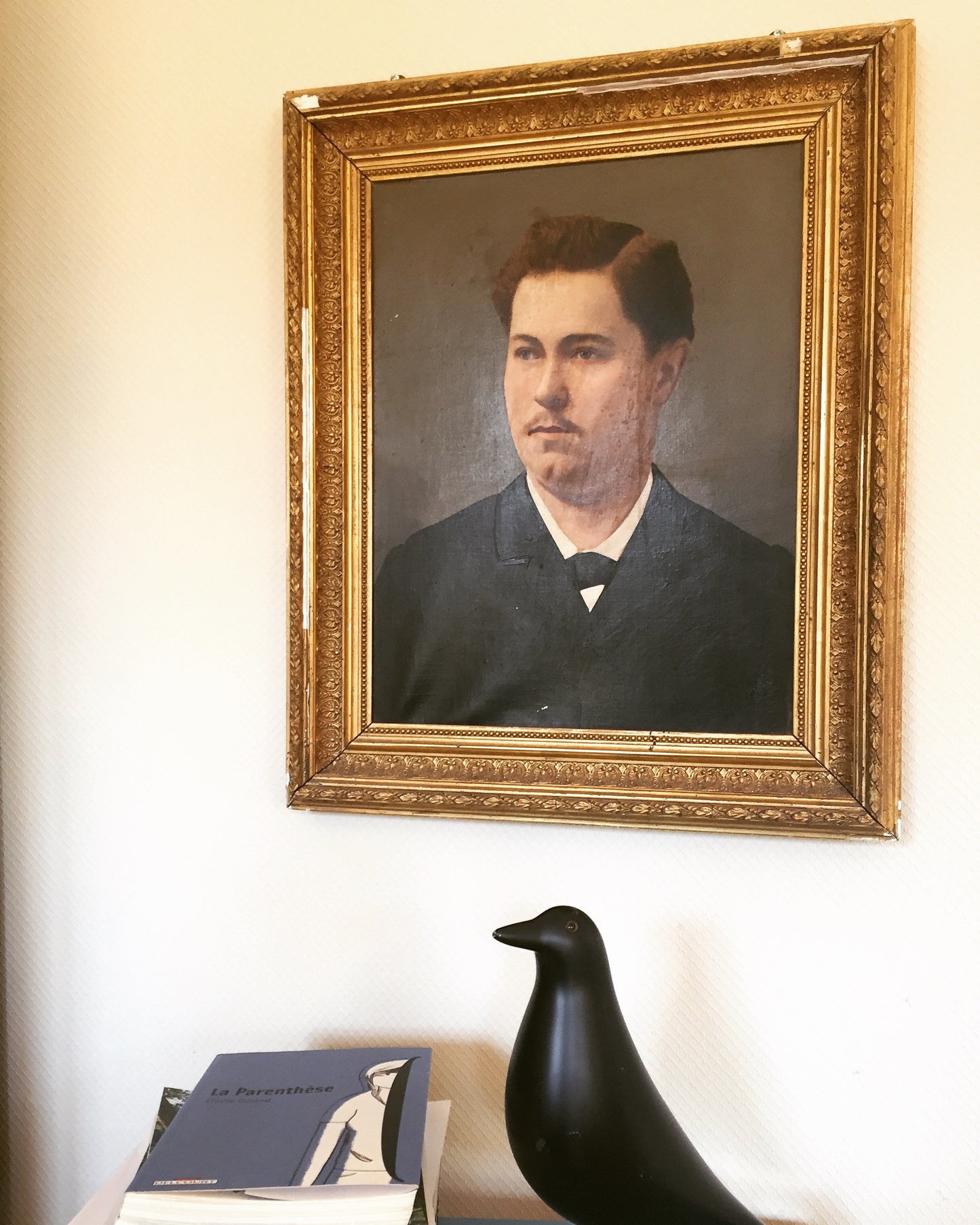 Tableau portrait école française fin XIXéme