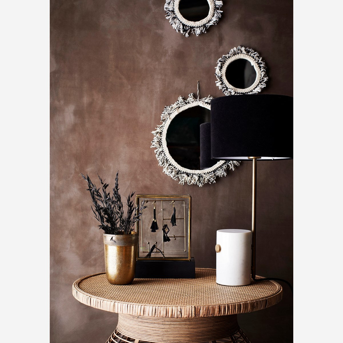 Miroir à franges Madame Stoltz