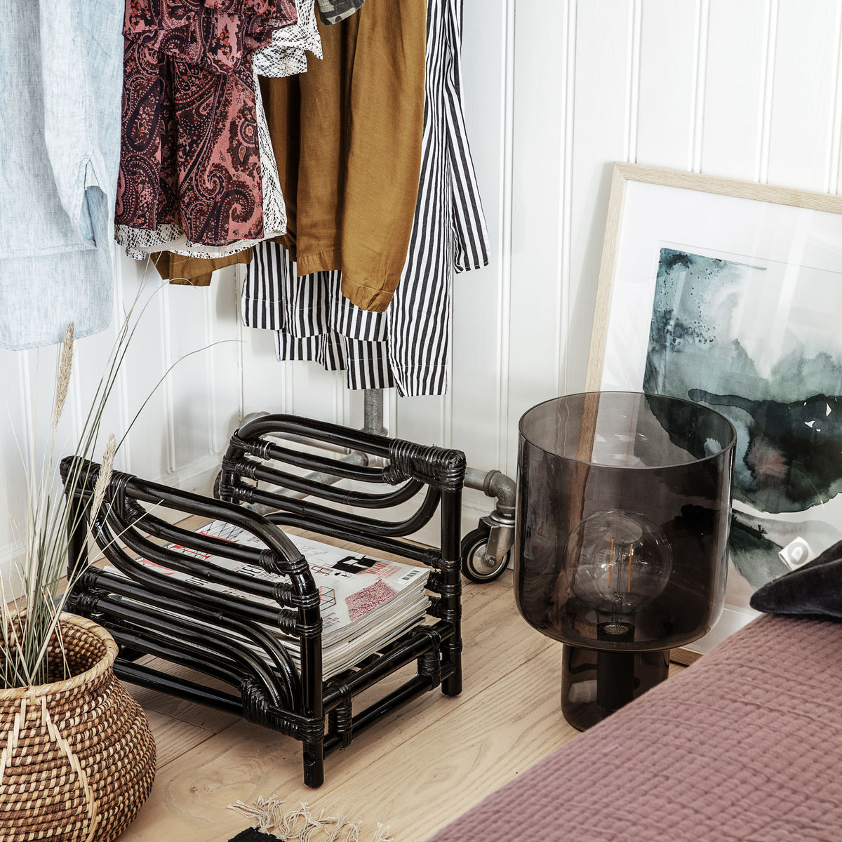 Porte-magazine noir House Doctor