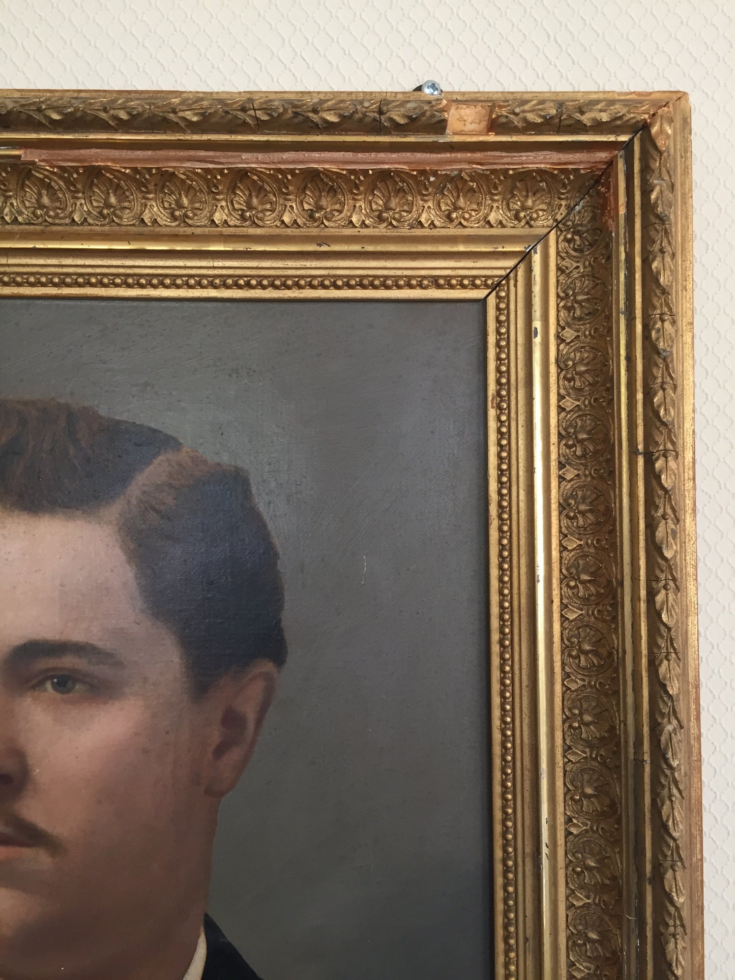 Tableau portrait école française fin XIXéme