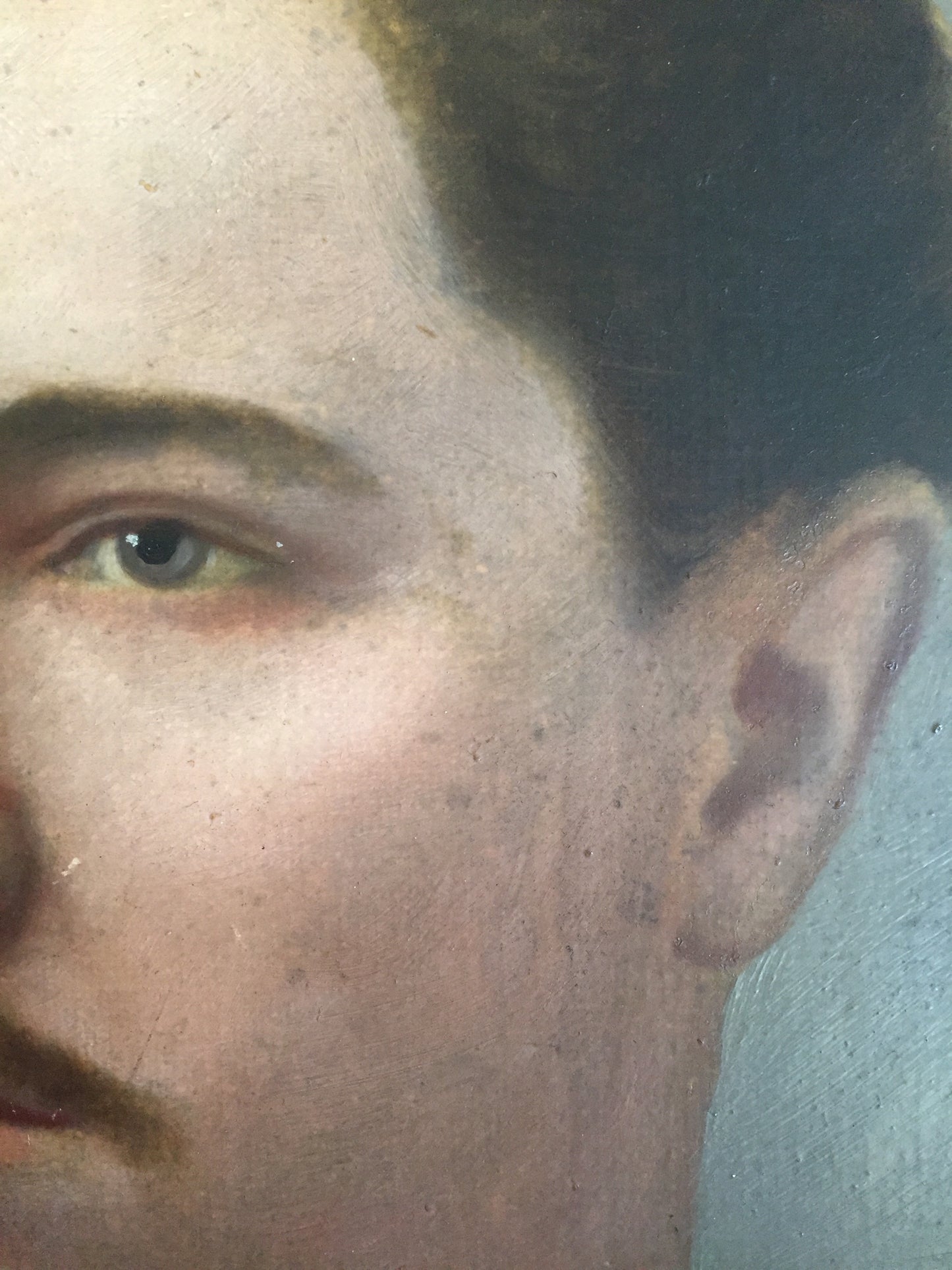 Tableau portrait école française fin XIXéme