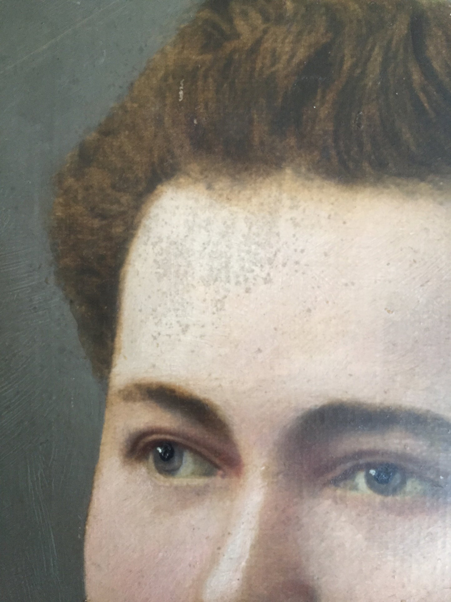 Tableau portrait école française fin XIXéme