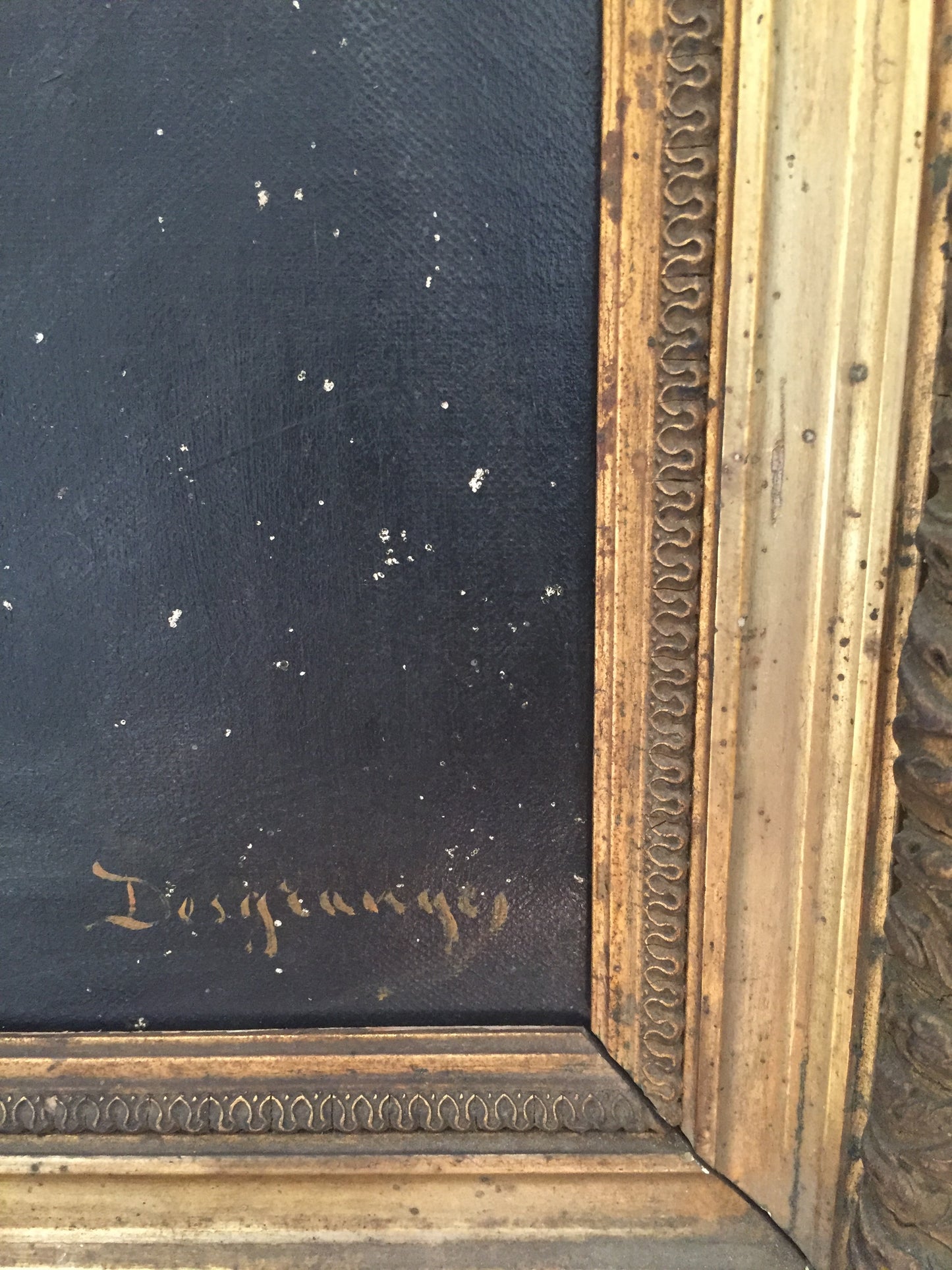 Tableau XIXème école allemande portrait