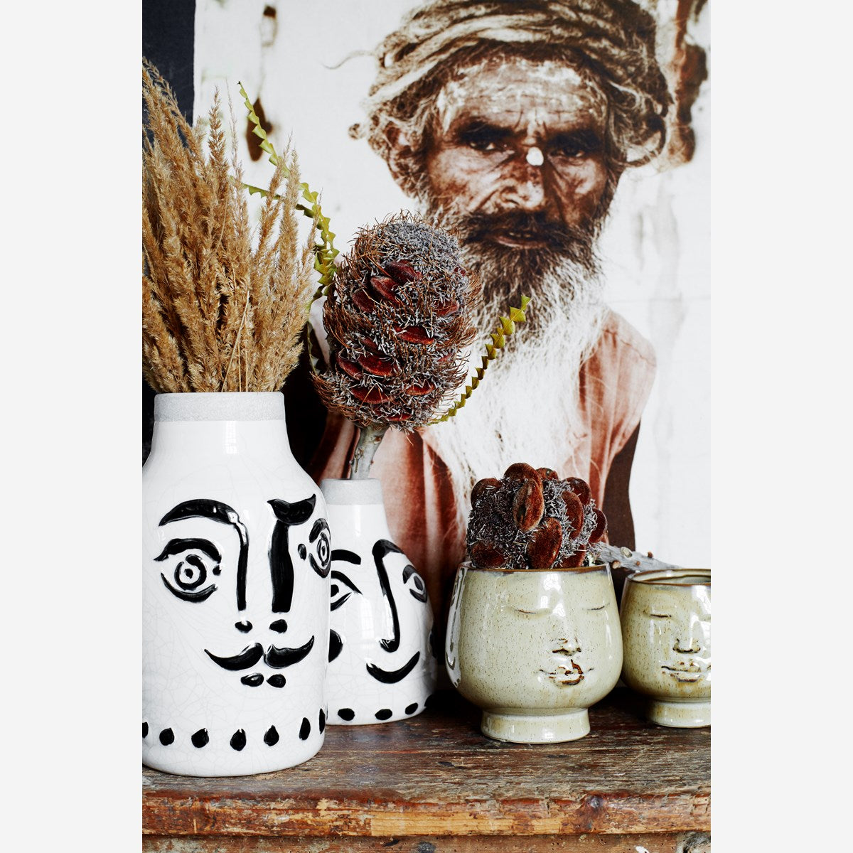 Vase Visage Madame Stoltz