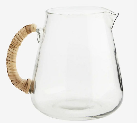 Carafe en verre et bambou, Madame Stolzt