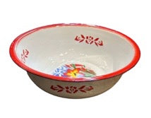 Bassine émaillée rouge chinoise, Sensitive et fils