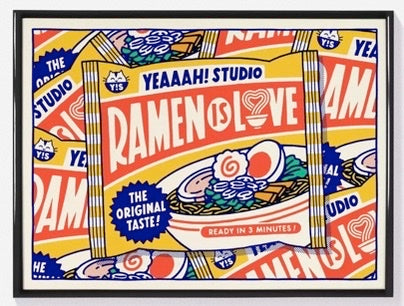 Affiche "Ramen is love" 30x40 cm Yeah Studio