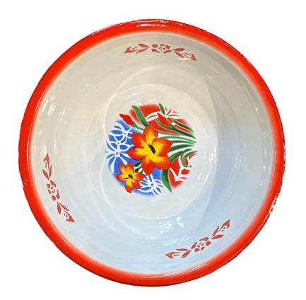 Bassine émaillée rouge chinoise, Sensitive et fils