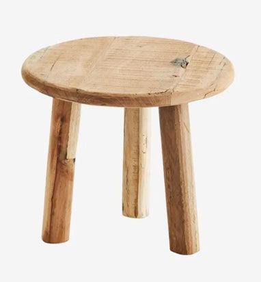 Tabouret en bois recyclé Madame Stolzt