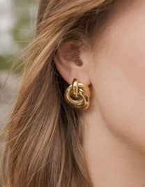 Boucles Anouk argentées