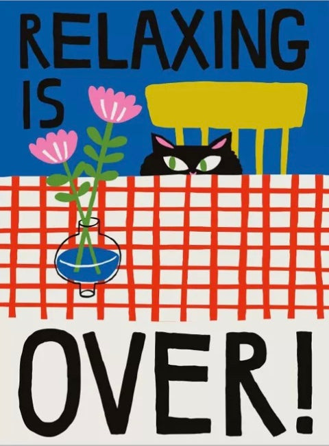Affiche Chat relaxing is over Redy
