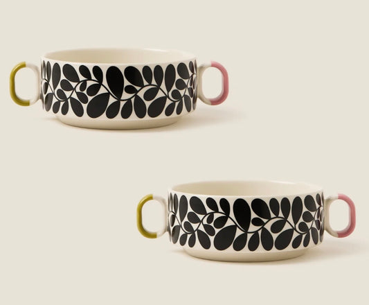 Set de 2 bols en céramique Orla Kiely