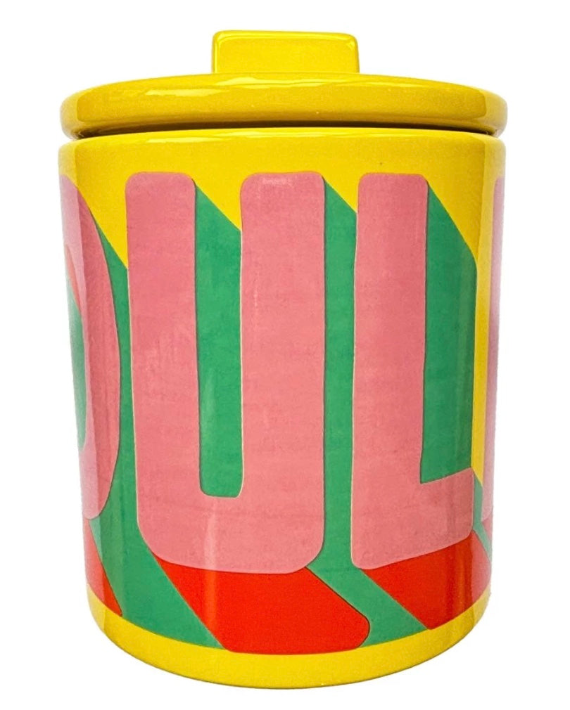 Pot hermétique XL Dulce jaune, Mexique, Kitsch Kitchen