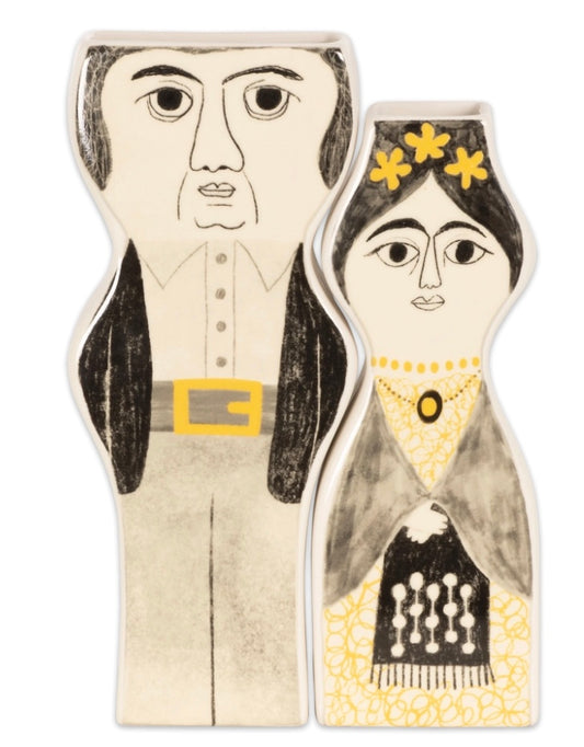 Set de 2 vases Diego et Frida, Mexique, Kitsch Kitchen