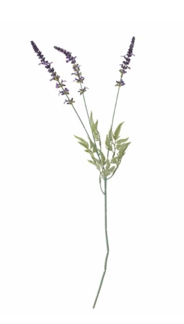 Lavande, tige, fleur artificielle Bloomingville, H 65 cm