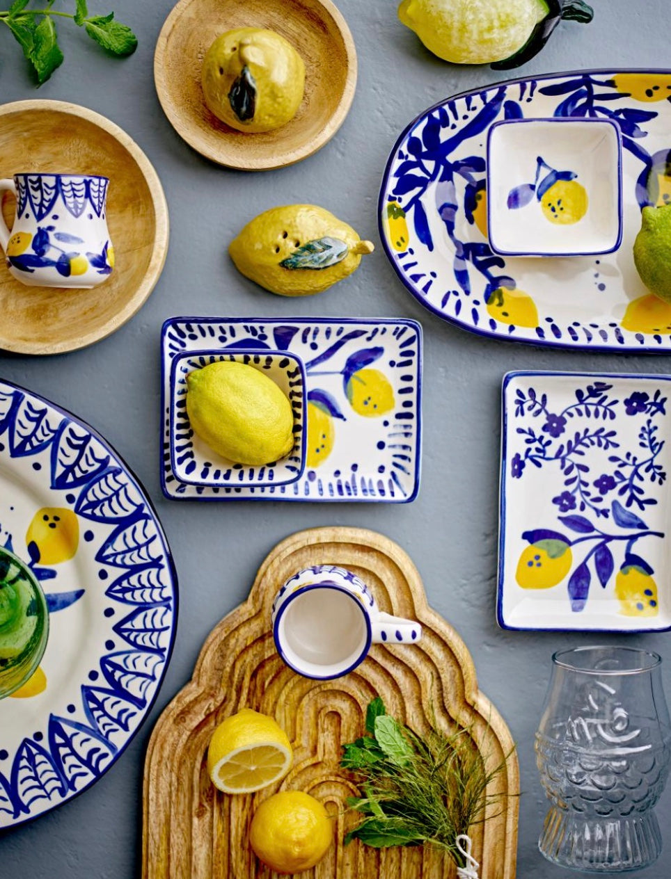 Set de 2 petits plats Maxima, céramique, Mexique, Bloomingville