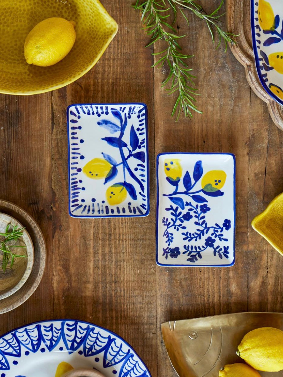 Set de 2 petits plats Maxima, céramique, Mexique, Bloomingville