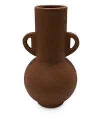 Vase noir double anse