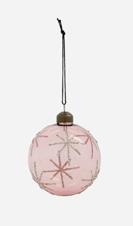 Boule de Noël Star Rose House Doctor
