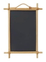 Miroir en bambou artisanal