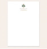 Carte de voeux Cheminée